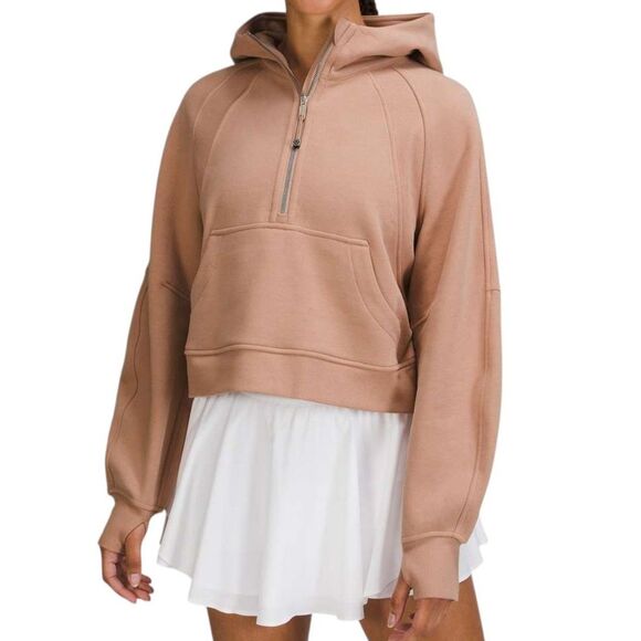 Lululemon Scuba Oversized Half-Zip Hoodie *Pink Clay - Picture 1 of 9